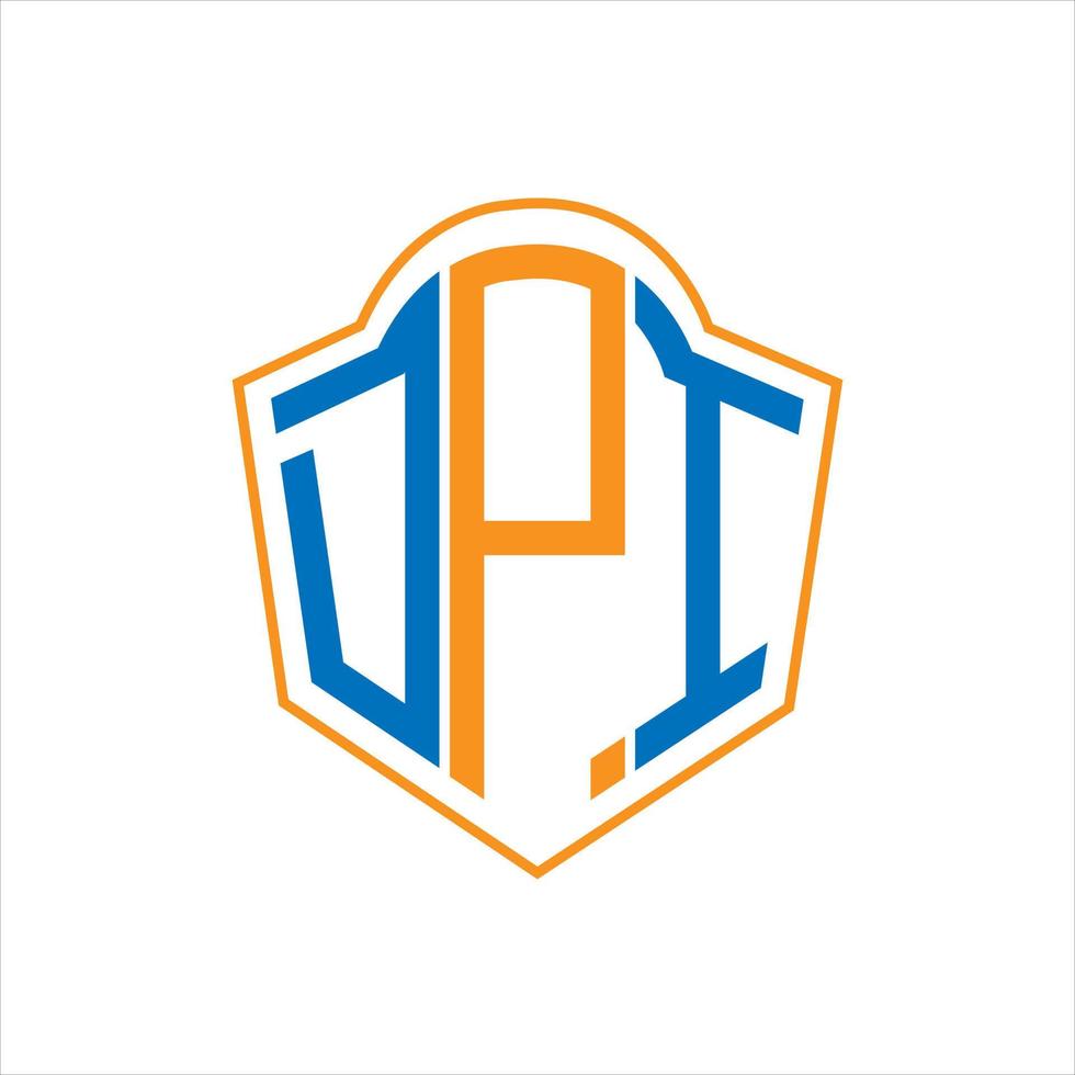 ppp abstrait monogramme bouclier logo conception sur blanc Contexte. ppp Créatif initiales lettre logo. vecteur