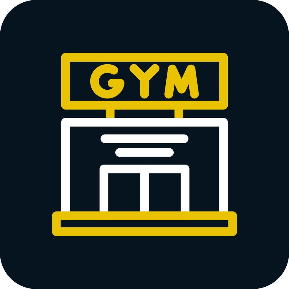 conception d'icône de vecteur de gym