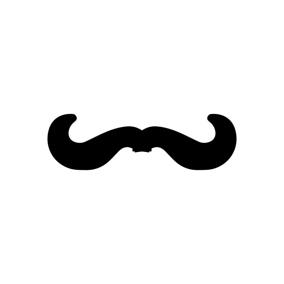 cosaques moustache icône. Facile style Ukraine affiche Contexte symbole. cosaques moustache marque logo conception élément. cosaques moustache T-shirt impression. vecteur pour autocollant.