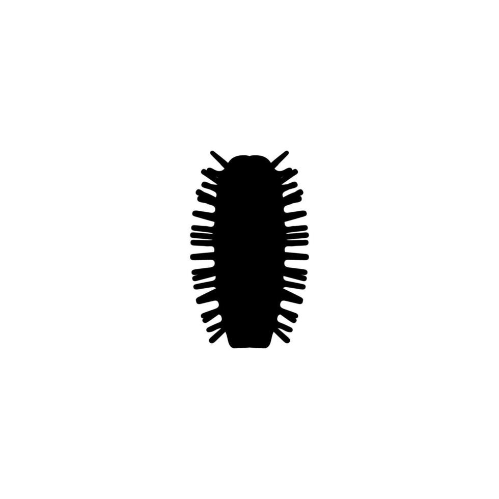 Mille-Pattes icône. Facile style insecte science affiche Contexte symbole. Mille-Pattes marque logo conception élément. Mille-Pattes T-shirt impression. vecteur pour autocollant.