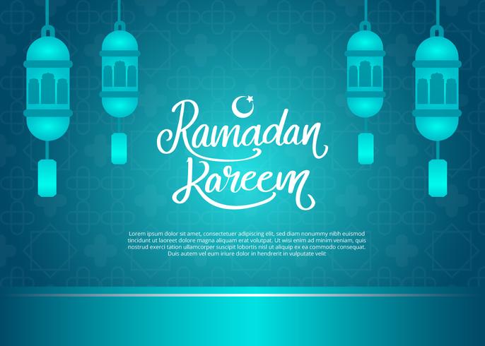 Fond de vecteur Ramadan Kareem