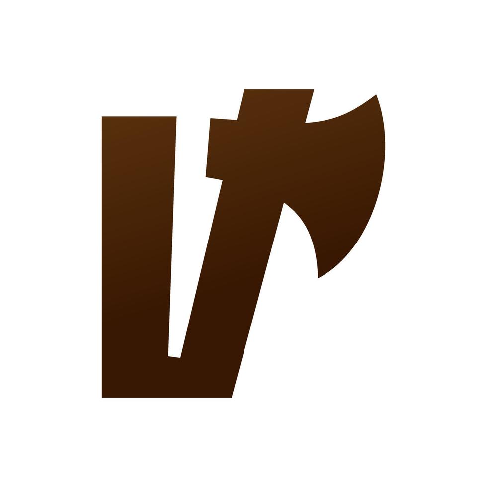 initiale v hache logo vecteur