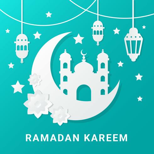 Vecteur de fond de Ramadan