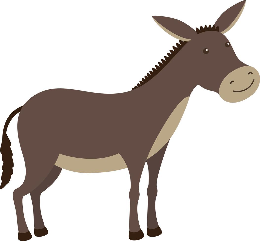 mule illustration animal vecteur