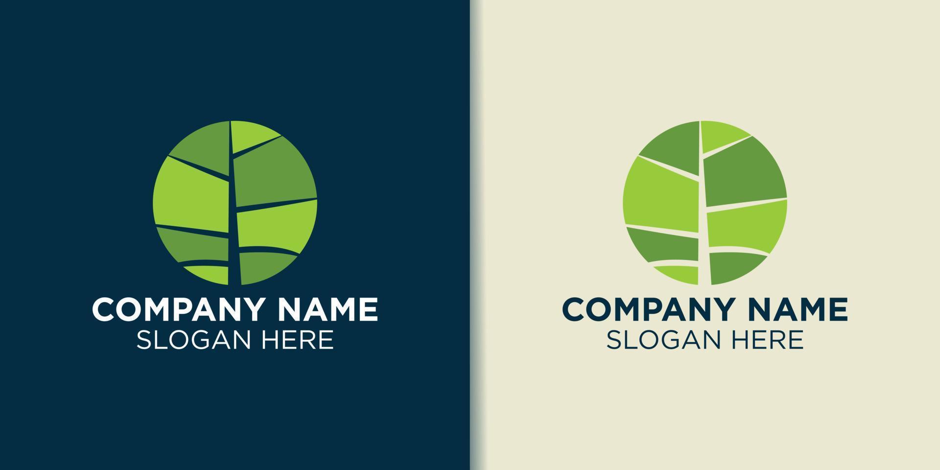 Facile arbre logo conception vecteur, forêt logo inspiration vecteur