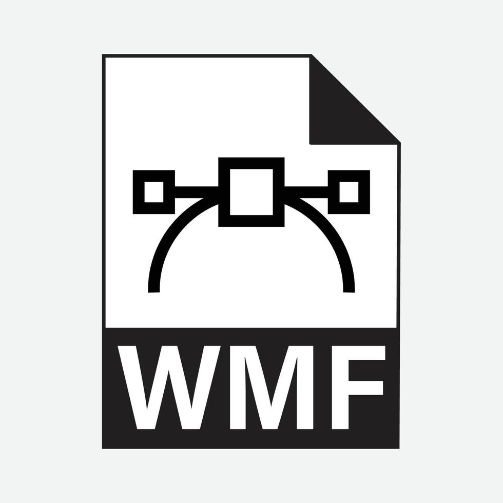 wmf fichier les formats icône vecteur gratuit