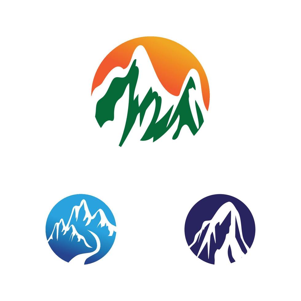 montagne illustration logo vecteur et symbole design