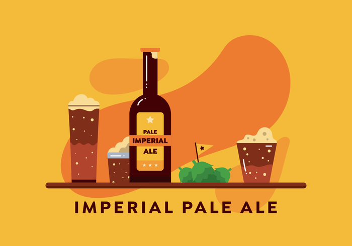 Vecteur de Pale Ale impériale