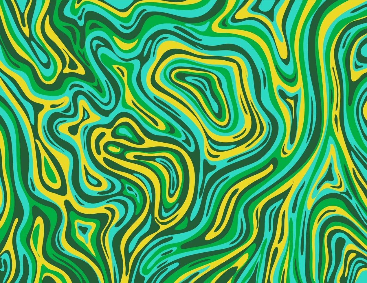 vert pomme et jaune cadmium inkscape suminagashi kintsugi encre japonaise papier marbré art abstrait vecteur