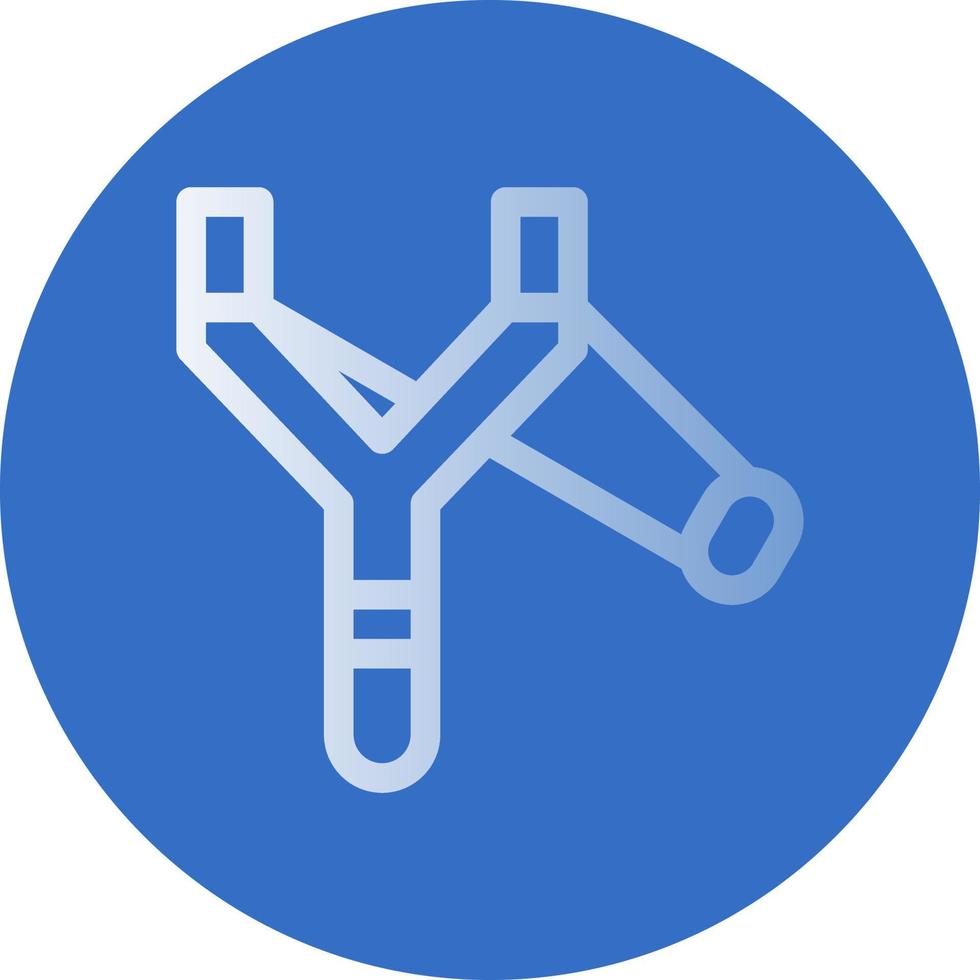 conception d'icône de vecteur de fronde