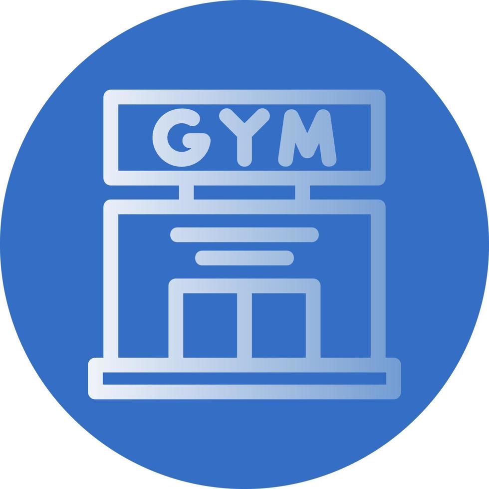 conception d'icône de vecteur de gym