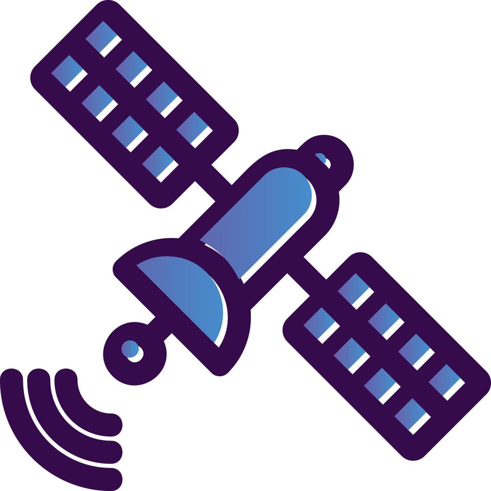 conception d'icône de vecteur satellite