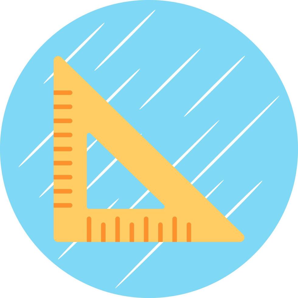 conception d'icône vectorielle règle triangulaire vecteur