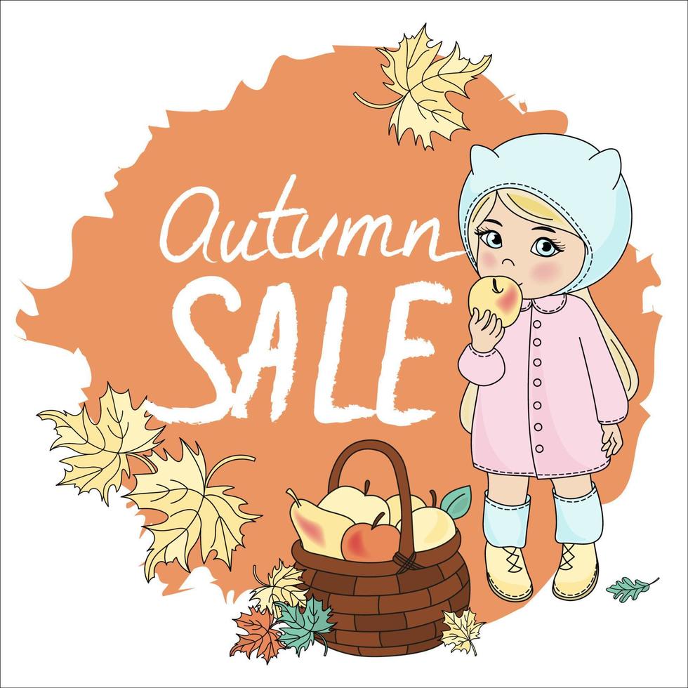 l'automne vente tomber saison affaires vecteur illustration ensemble