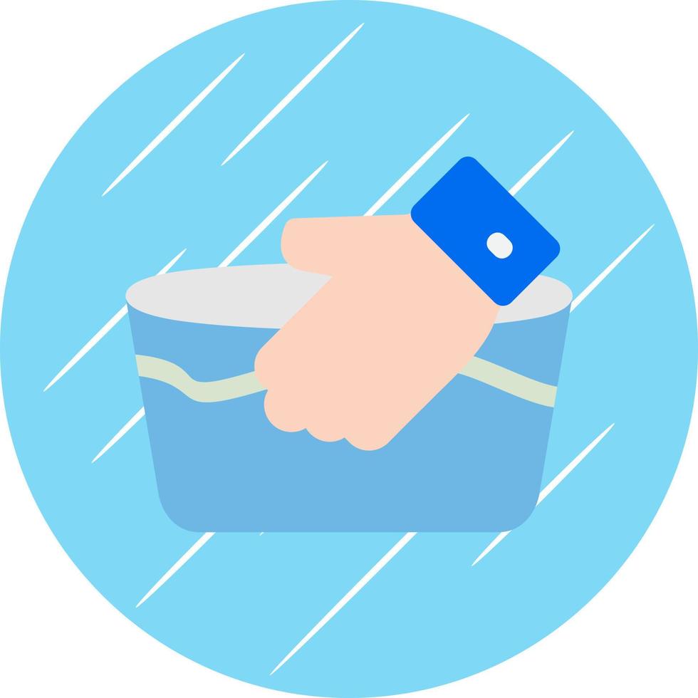 conception d'icône de vecteur de lavage des mains