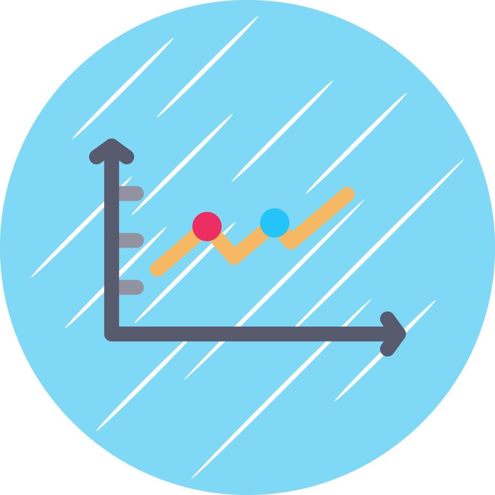 conception d'icône de vecteur de graphique de tendance