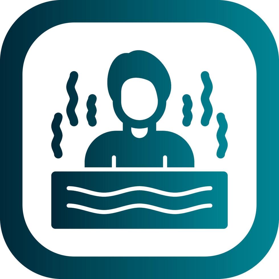 conception d'icône de vecteur de sauna