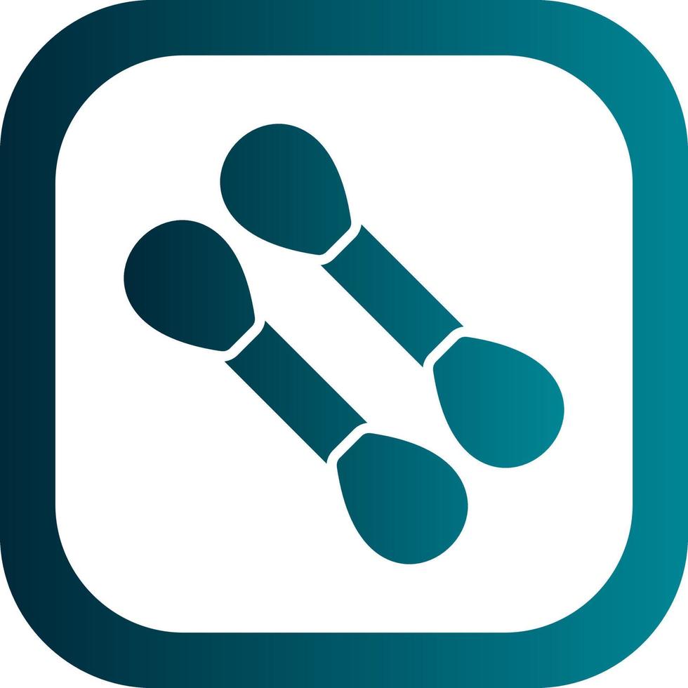 conception d'icône de vecteur de coton-tige