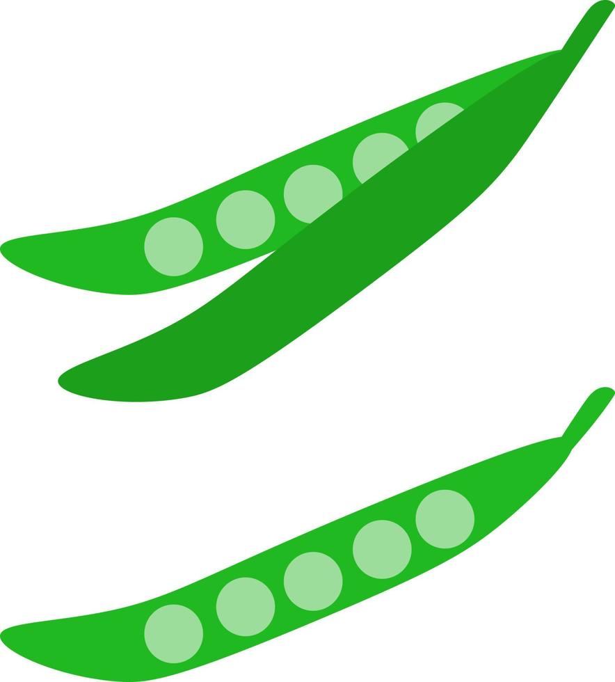 petits pois, vecteur. vert petits pois. pouvez être utilisé comme un icône, logo. vecteur