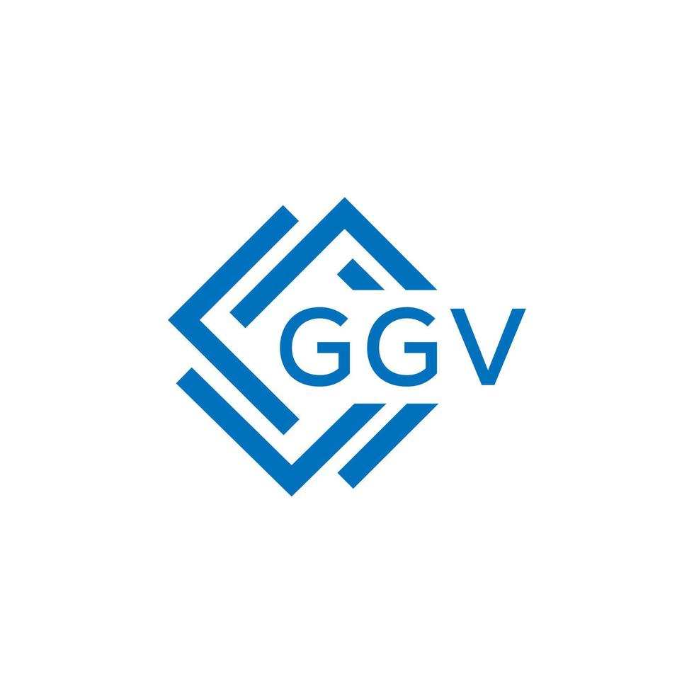 gv lettre logo conception sur blanc Contexte. gv Créatif cercle lettre logo concept. gv lettre conception. vecteur