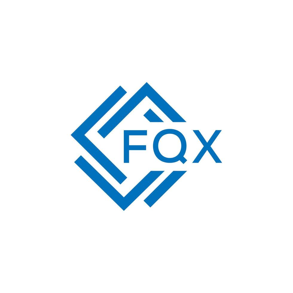 fqx Créatif cercle lettre logo concept. fqx lettre conception.fqx lettre logo conception sur blanc Contexte. fqx Créatif cercle lettre logo concept. fqx lettre conception. vecteur