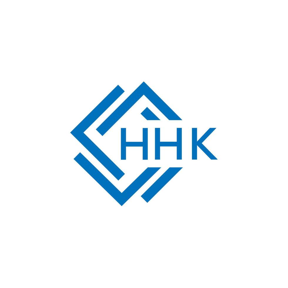 hhk lettre logo conception sur blanc Contexte. hhk Créatif cercle lettre logo concept. hhk lettre conception. vecteur