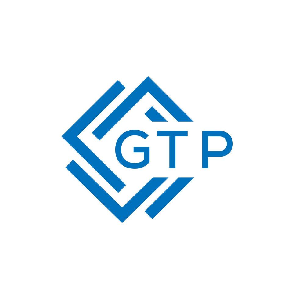 ctp lettre logo conception sur blanc Contexte. ctp Créatif cercle lettre logo concept. ctp lettre conception. vecteur