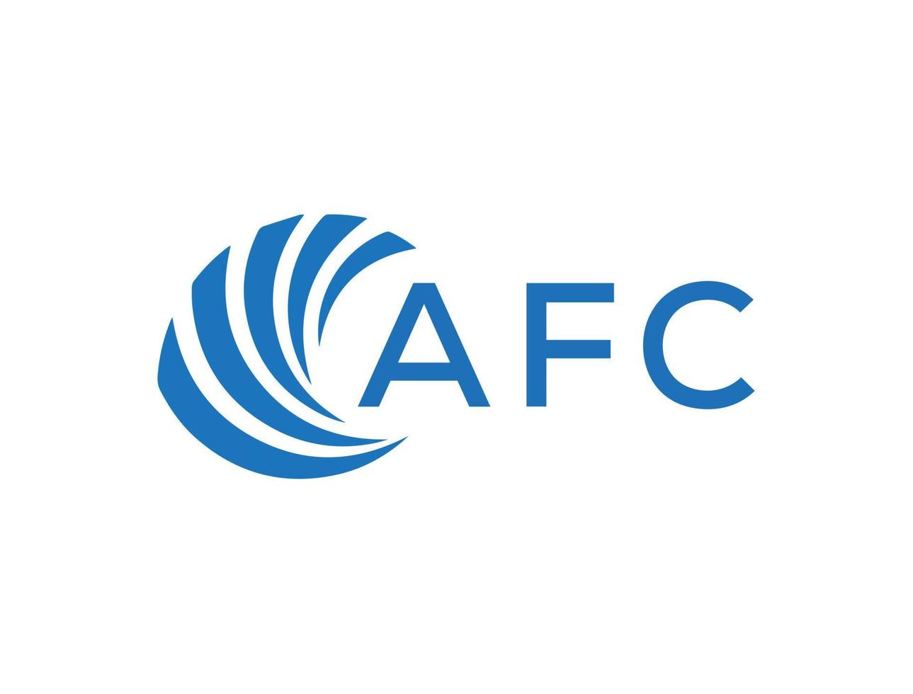 afc abstrait affaires croissance logo conception sur blanc Contexte. afc Créatif initiales lettre logo concept. vecteur