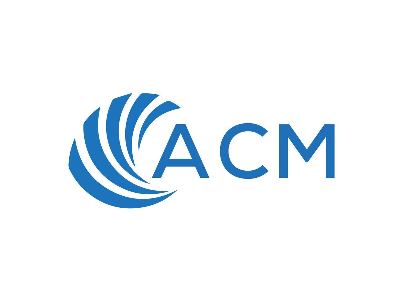 acm abstrait affaires croissance logo conception sur blanc Contexte. acm Créatif initiales lettre logo concept. vecteur