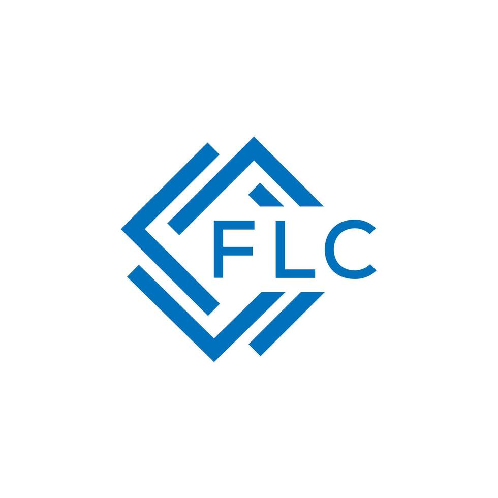 flc Créatif cercle lettre logo concept. flc lettre design.flc lettre logo conception sur blanc Contexte. flc Créatif cercle lettre logo concept. flc lettre conception. vecteur