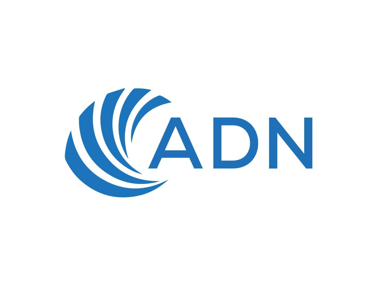 adn abstrait affaires croissance logo conception sur blanc Contexte. adn Créatif initiales lettre logo concept. vecteur