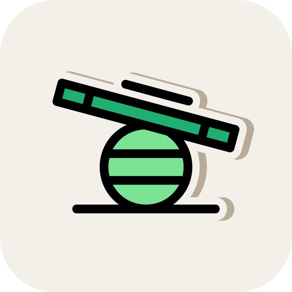 conception d'icône de vecteur de boule d'équilibre