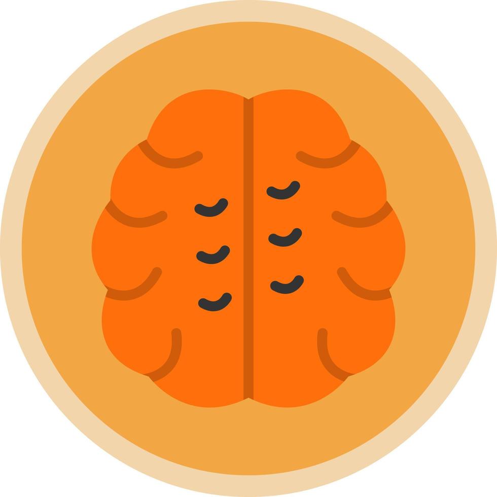 conception d'icône de vecteur de cerveau