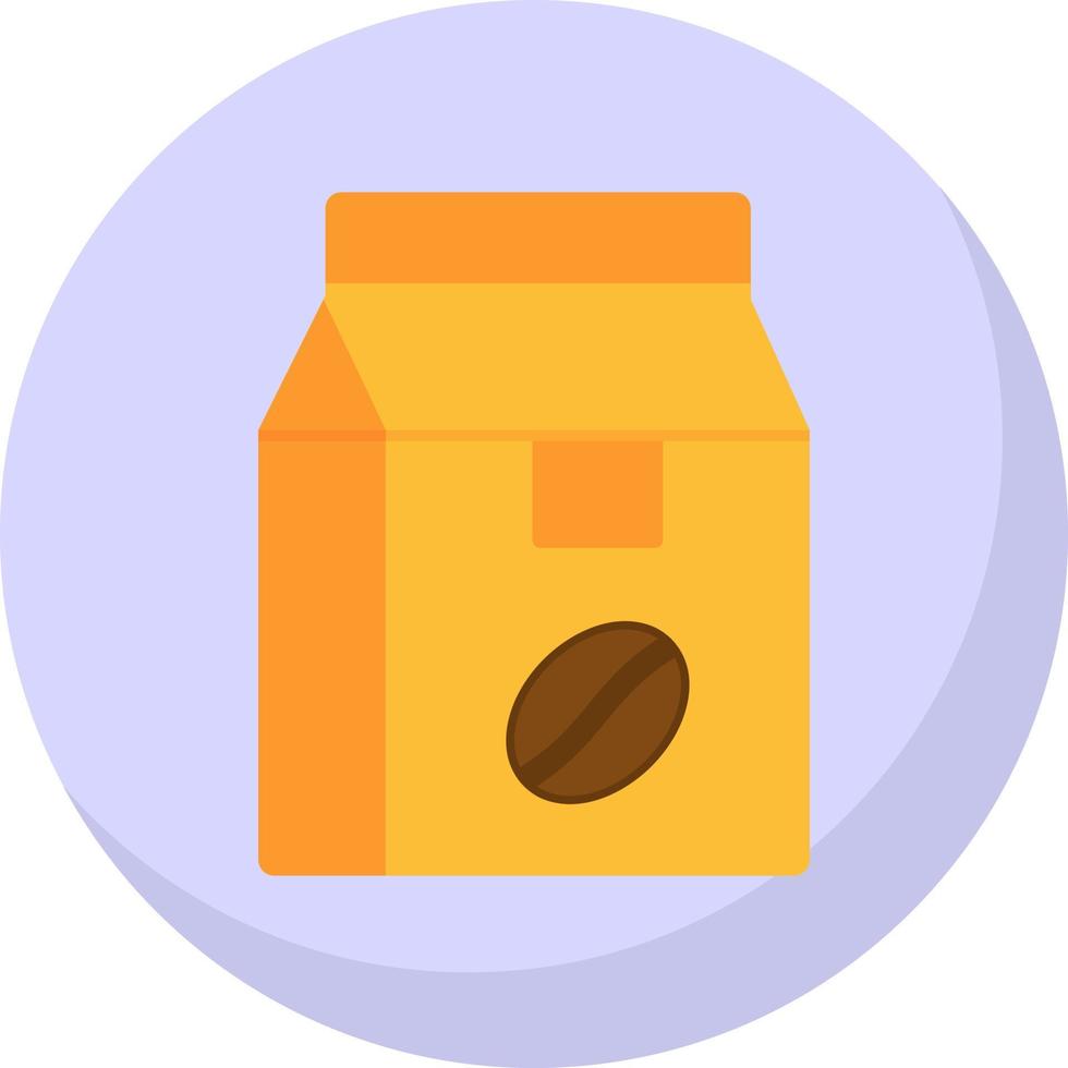 conception d'icône de vecteur de sac de café