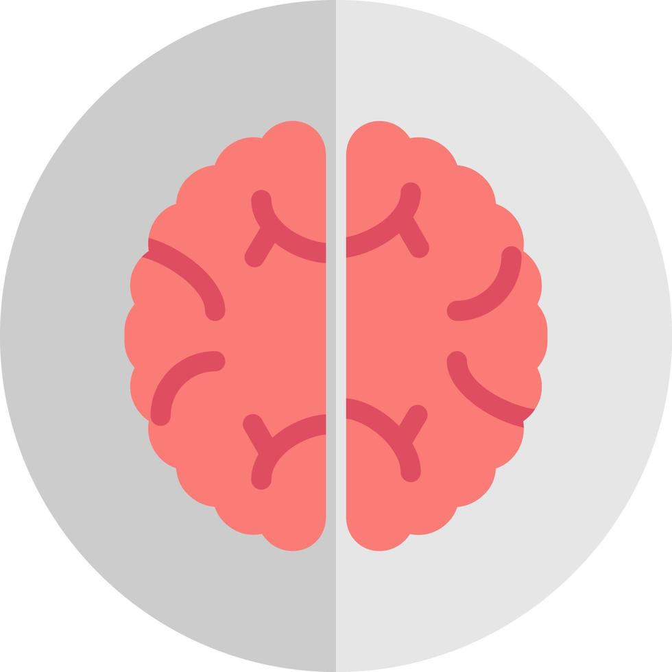 conception d'icône de vecteur de cerveau