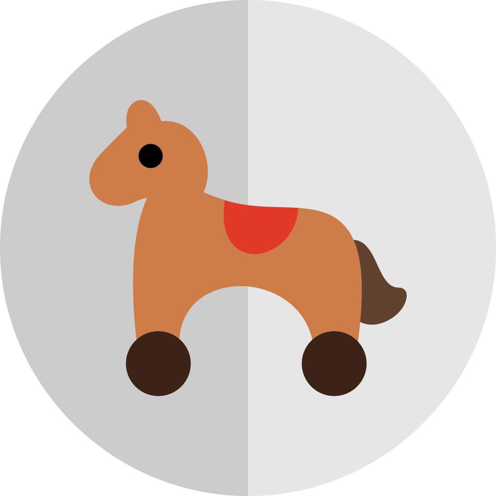 conception d'icône vecteur cheval jouet
