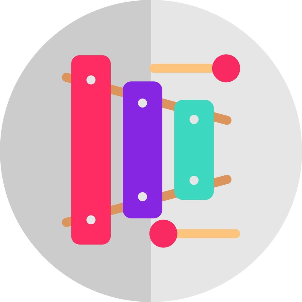 conception d'icône de vecteur de xylophone