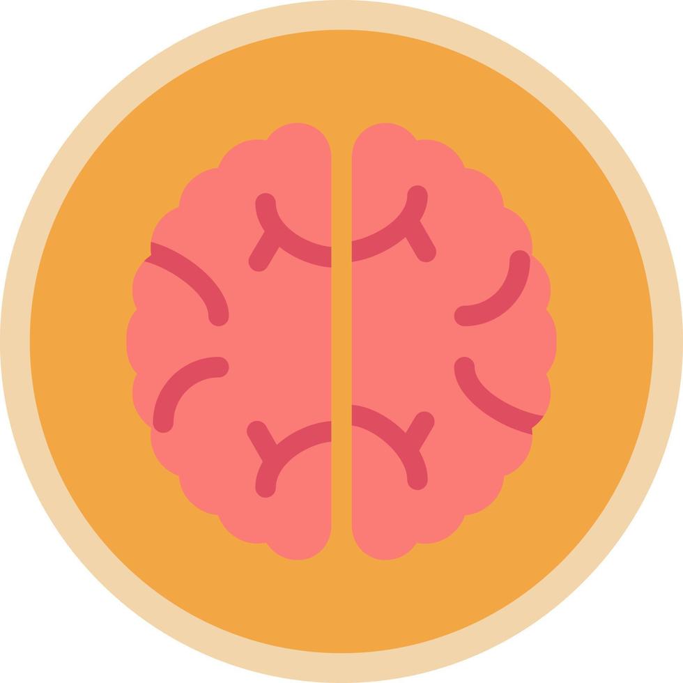 conception d'icône de vecteur de cerveau