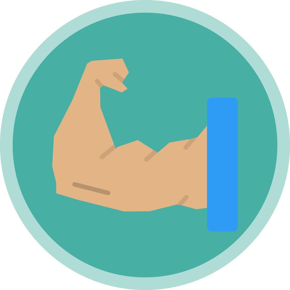 conception d'icône de vecteur de muscle de bras