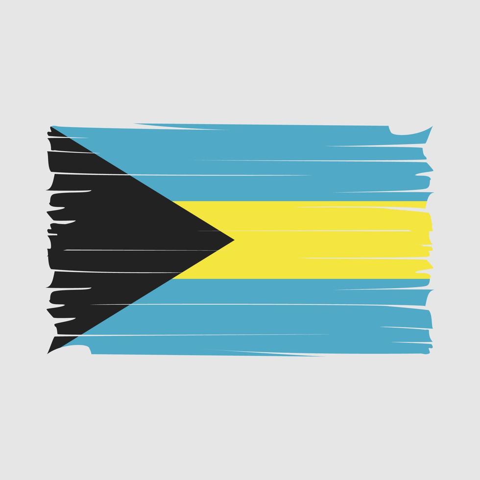 vecteur de drapeau des Bahamas