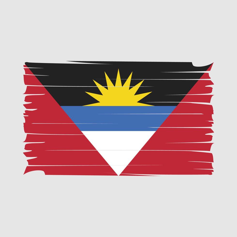 vecteur de drapeau d'antigua