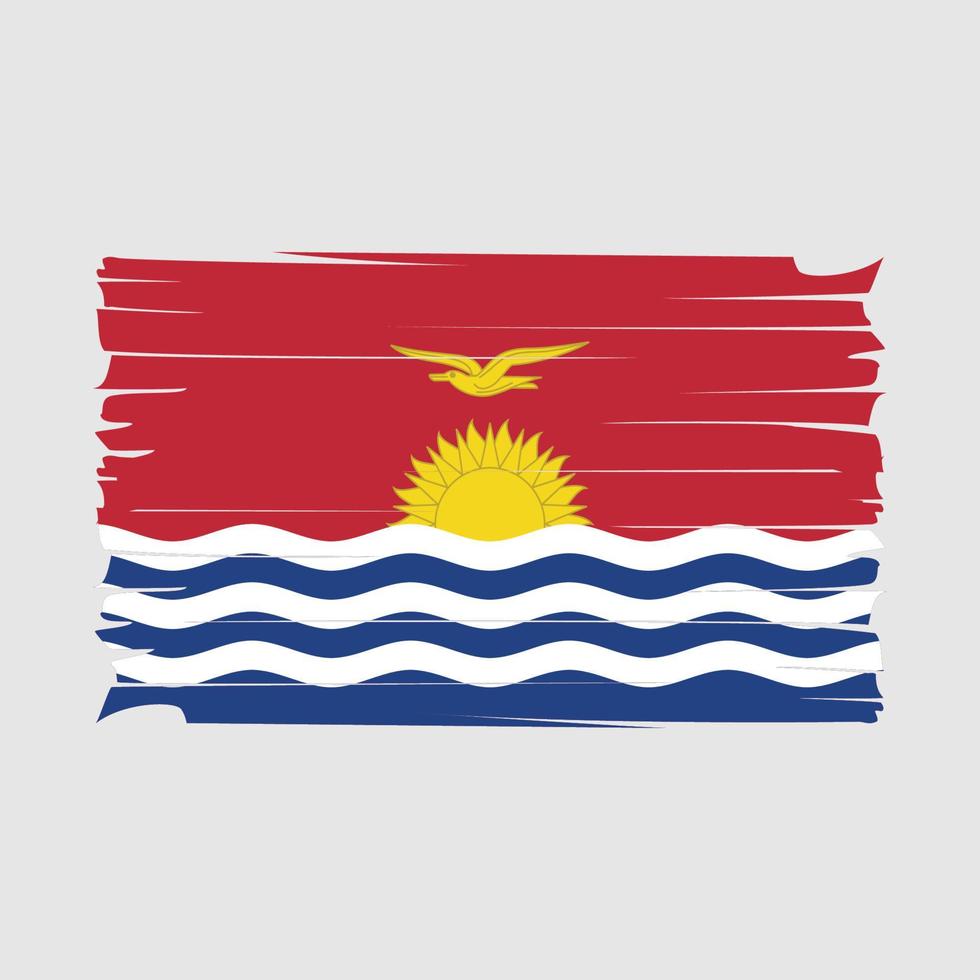 vecteur de drapeau de kiribati