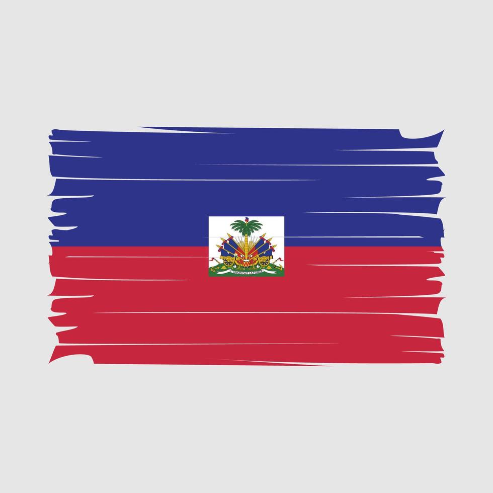 vecteur de drapeau d'Haïti