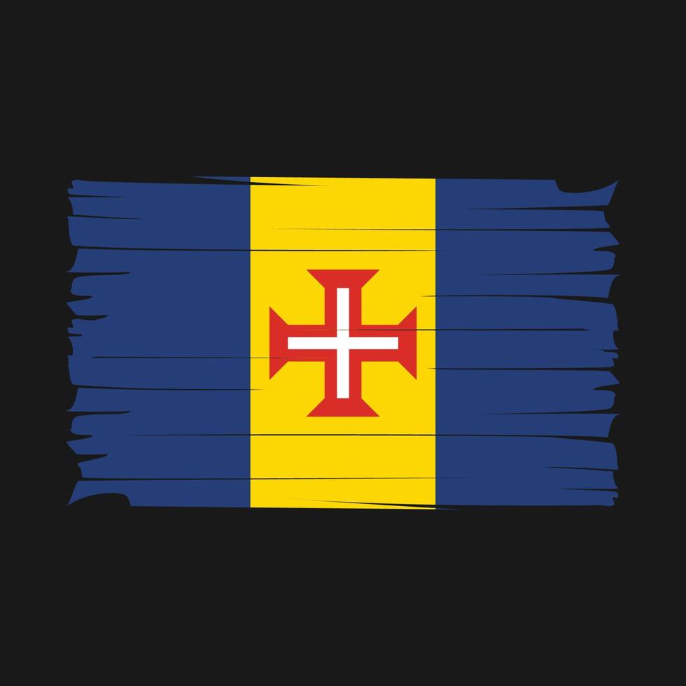 Madère drapeau vecteur