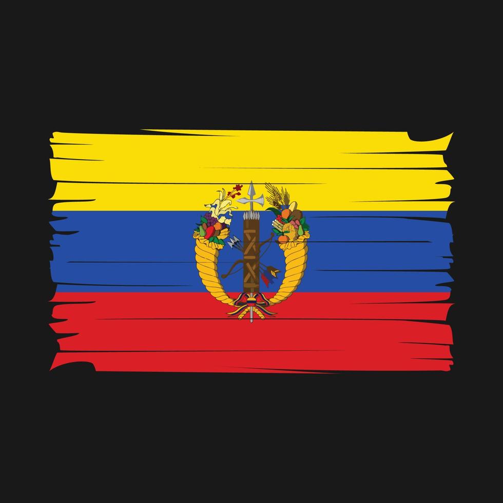 vecteur de drapeau colombie