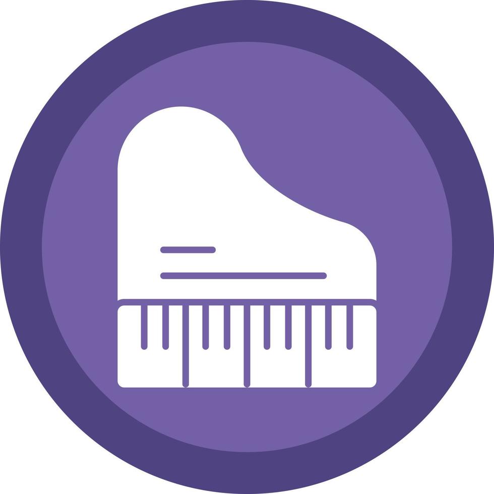 conception d'icône de vecteur de piano