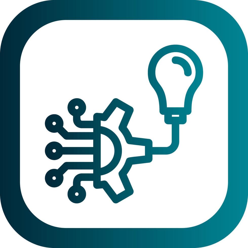 conception d'icônes vectorielles d'apprentissage automatique vecteur