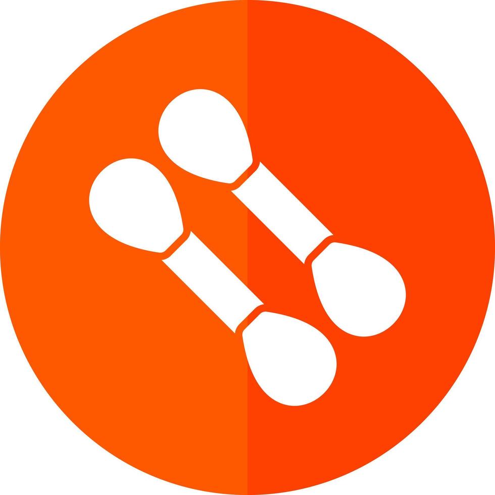 conception d'icône de vecteur de coton-tige