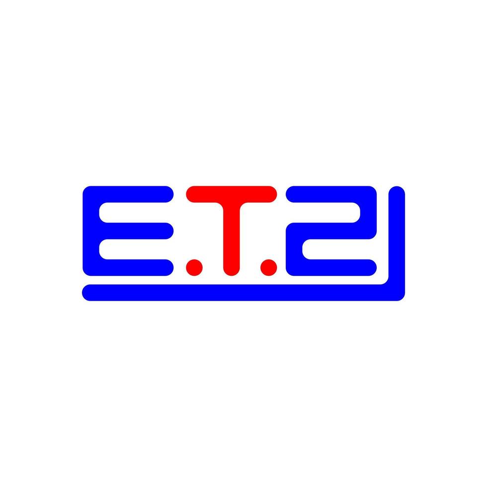 etz lettre logo Créatif conception avec vecteur graphique, etz Facile et moderne logo.