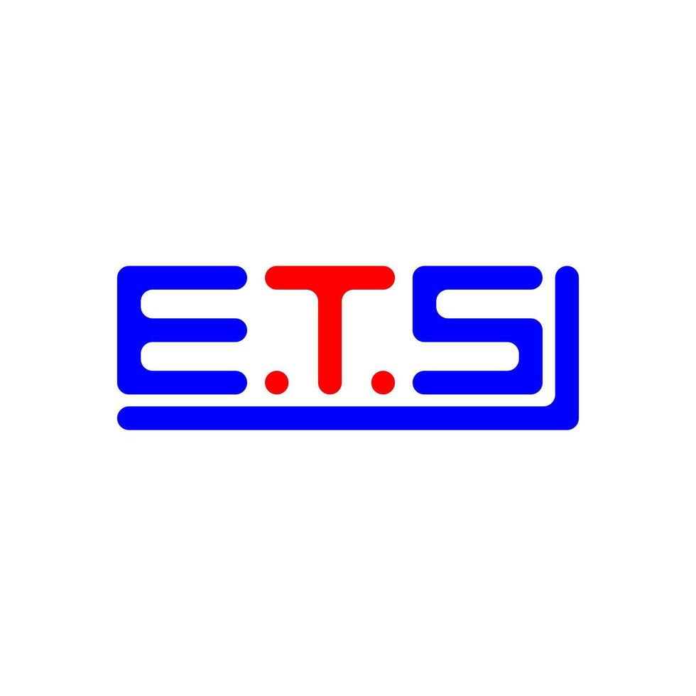 ets lettre logo Créatif conception avec vecteur graphique, ets Facile et moderne logo.